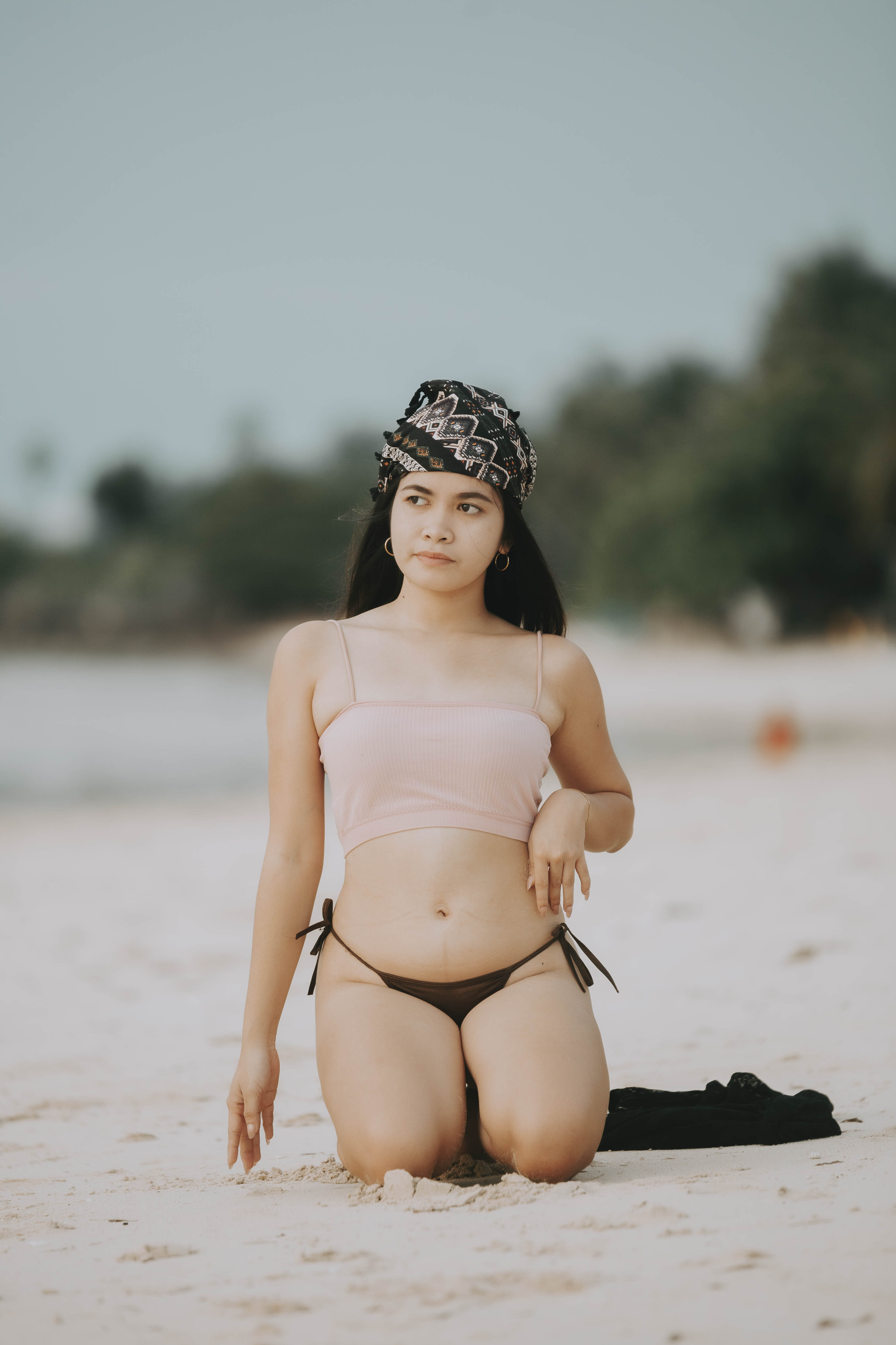 Woman on the beach