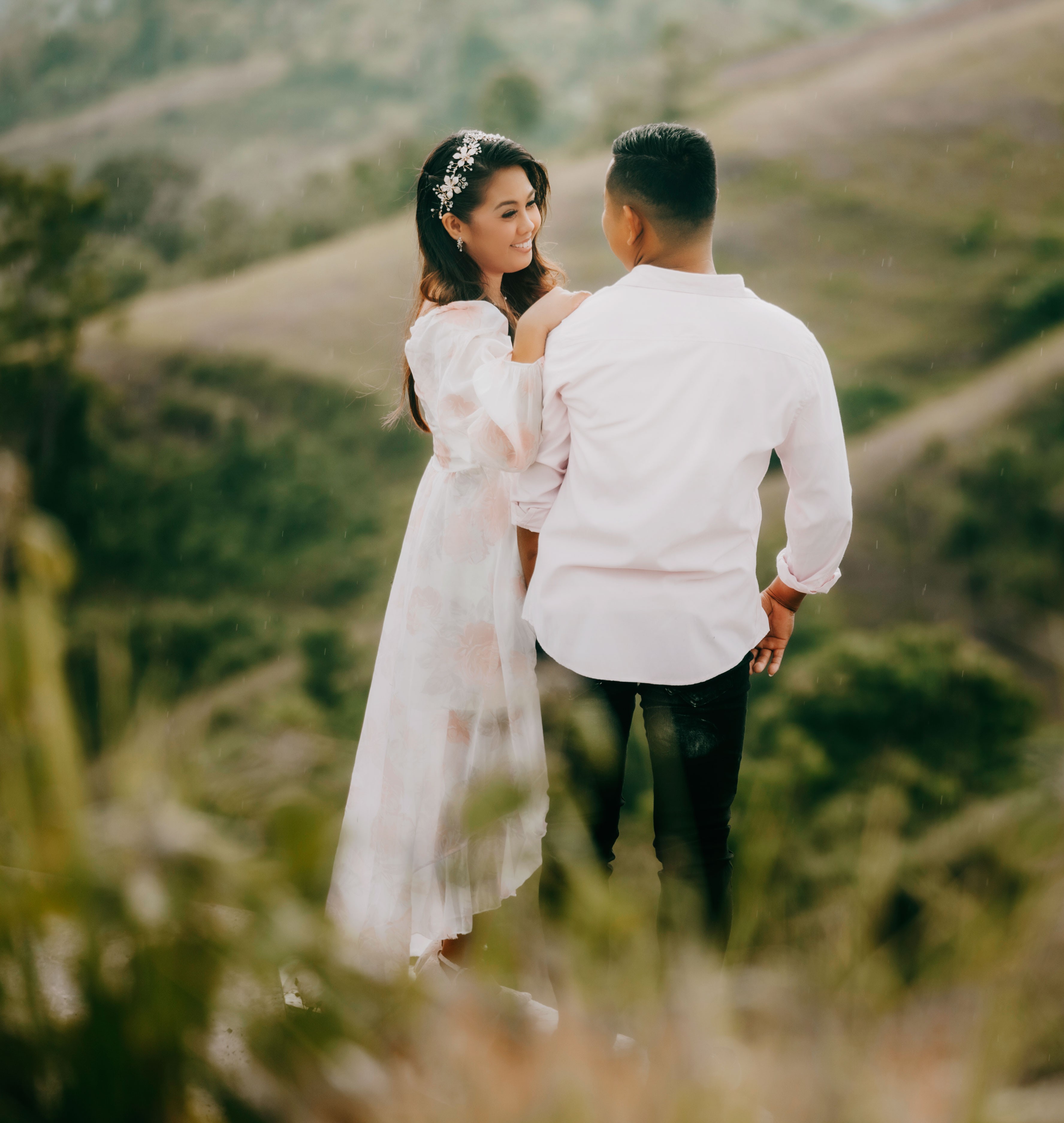 Couple in the hills